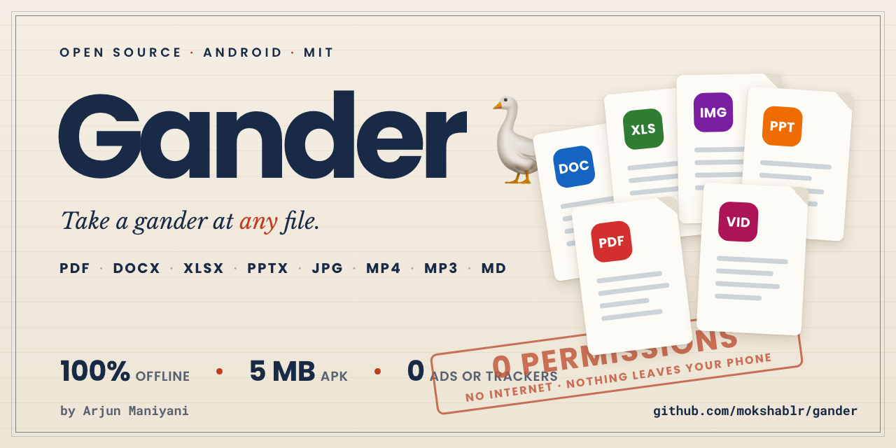 gander website preview